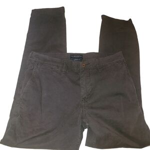 American Eagle Mens Brown Slim Fit Flex Pants Size 29x30